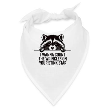 Ich möchte die Falten auf Deinem Stinkstern Anal Zählen - Bandana - Weiß - Vorne