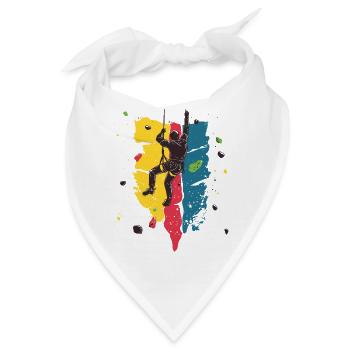 Indoor Klettern: Am Limit in der Kletterhalle - Bandana - Weiß - Vorne