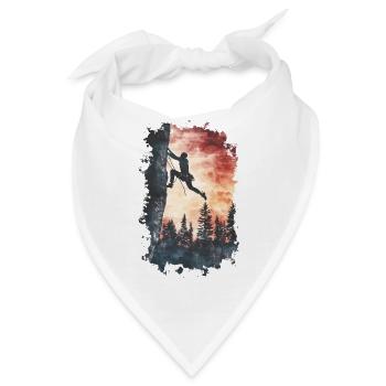Felsklettern Alpen: Gipfel am Limit, Outdoor-Abent - Bandana - Weiß - Vorne