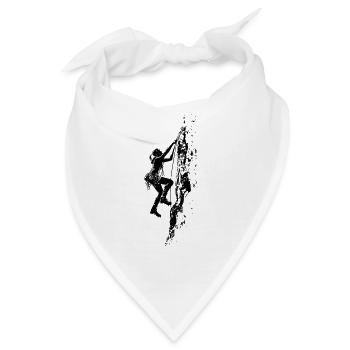 Klettern in den Alpen: Amour am Fels beim Freeclim - Bandana - Weiß - Vorne