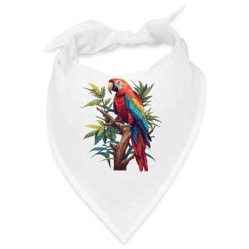 Papageie Papagei - Bandana - Weiß - Vorne