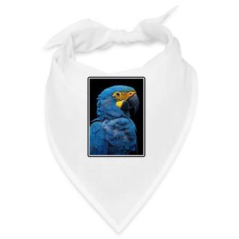 Papageie Papagei - Bandana - Weiß - Vorne