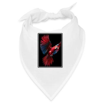 Papageie Papagei - Bandana - Weiß - Vorne