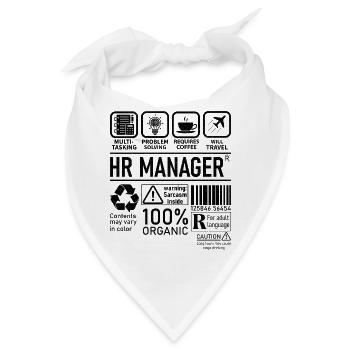 Hr Manager multi tasking problem solving - Bandana - Weiß - Vorne