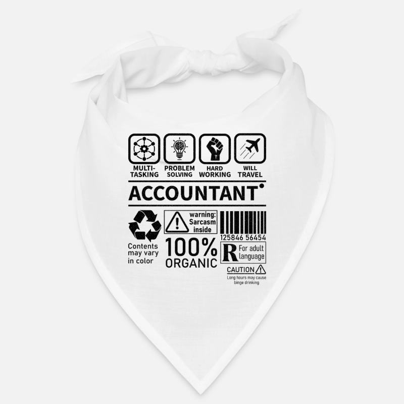 Accountant Multi Tasking Problem Solving Hard Work Bandana