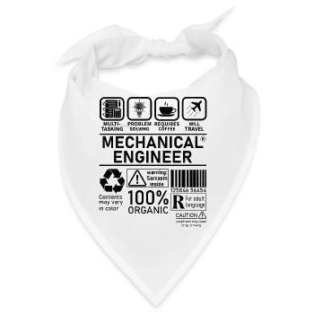 Mechanical Engineer multi tasking problem solving - Bandana - Weiß - Vorne