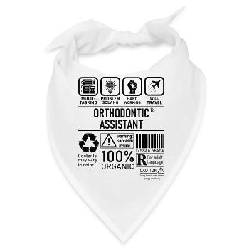 Orthodontic Assistant multi tasking problem - Bandana - Weiß - Vorne