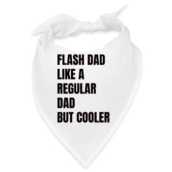 Bouldering Flash Papa Boulderer - Bandana - Weiß - Vorne