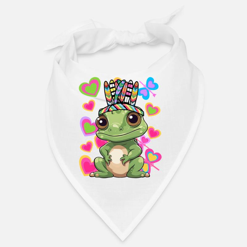 Hippie Hippies Frog Frogs Toad Bandana