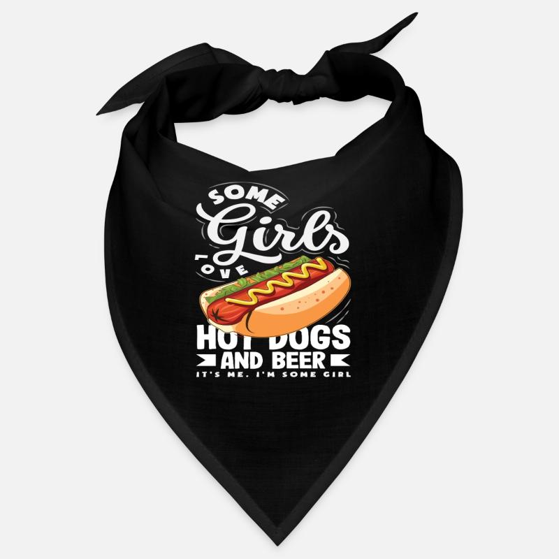 Einige Mädchen Lieben Hot Dog Lover Bandana