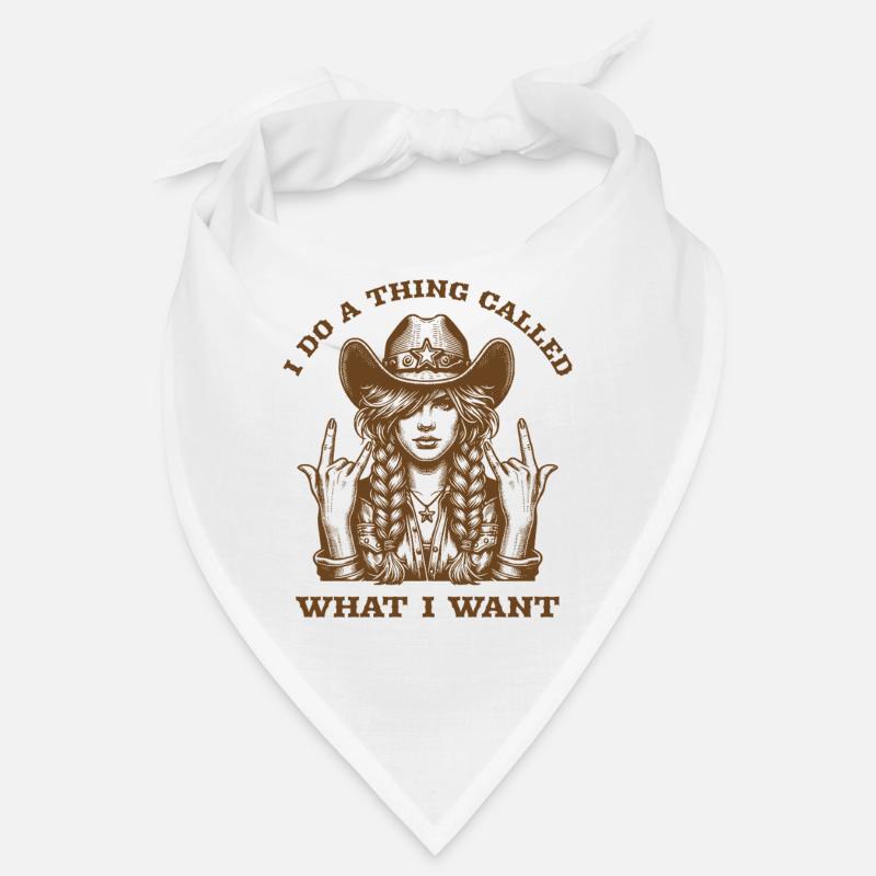 Ich mache ein Ding, das Ich Will Westliches Mädchen nennt Bandana