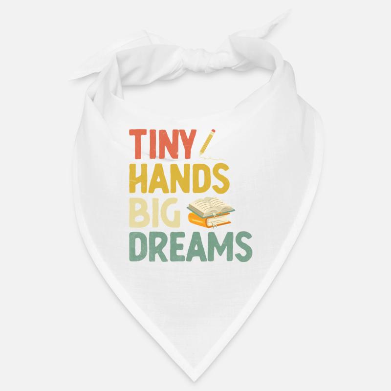 Tiny Hands Big Dreams School Teacher Students Bandana