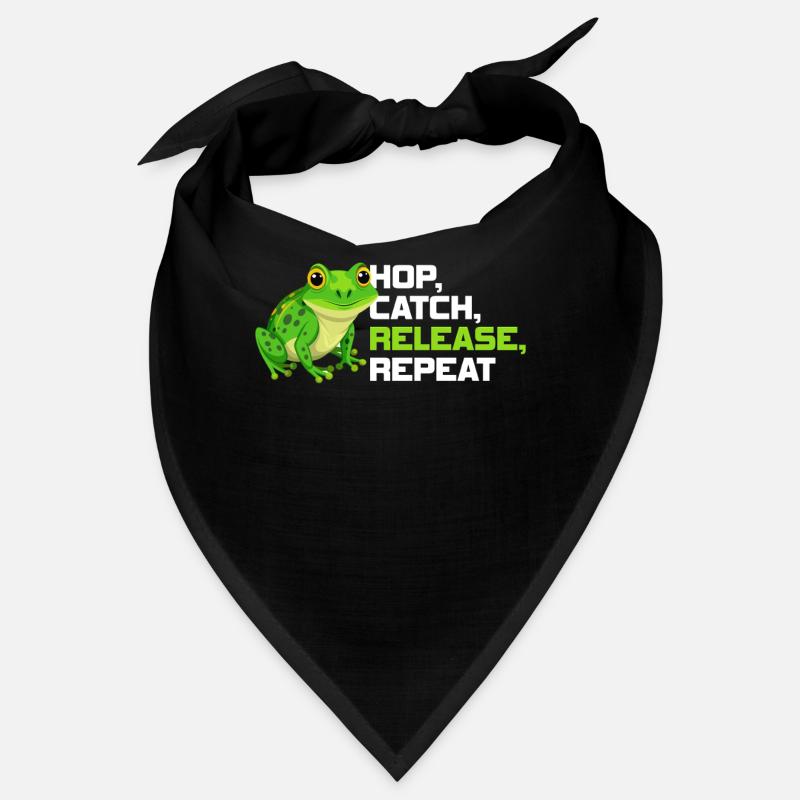 Hop Catch Release, Repeat Frog Humour Bandana