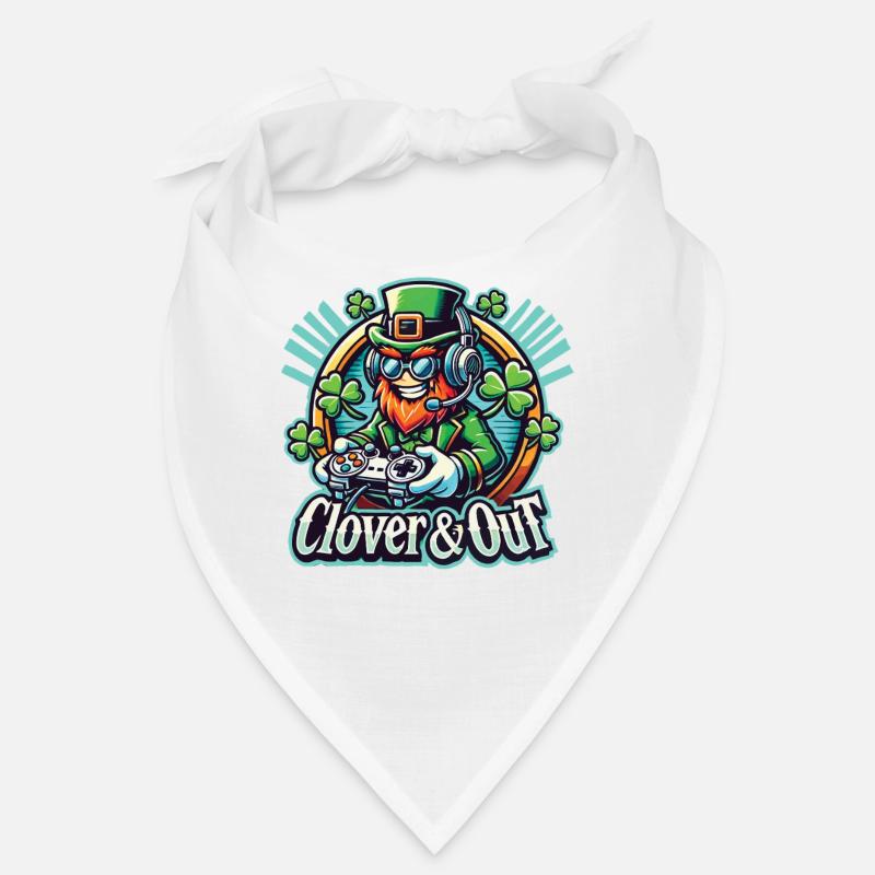 Saint-Patrick Clover & Out Gaming Bandana