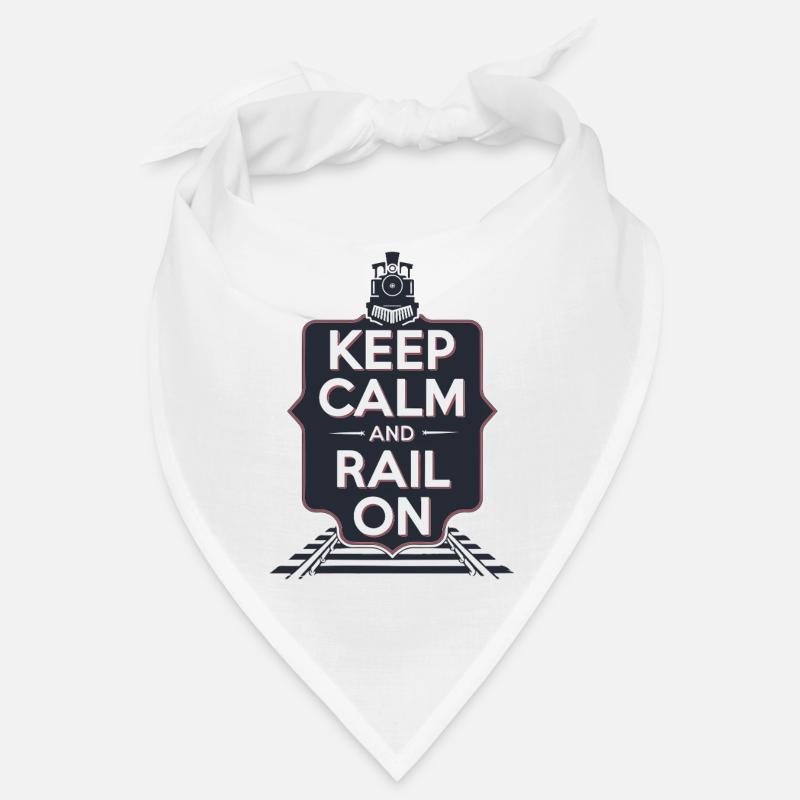 KEEP CALM AND RAIL ON Bandana