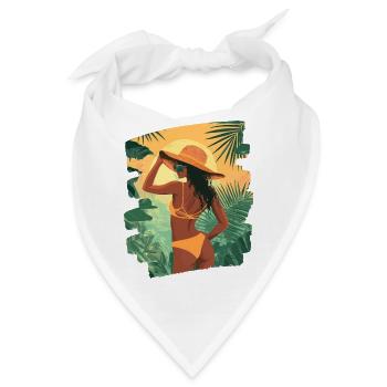 Sommer - Bandana - Weiß - Vorne