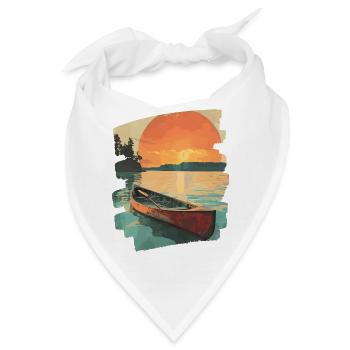 Kajak Kajakfahrer Kajakfahren Outdoor - Bandana - Weiß - Vorne