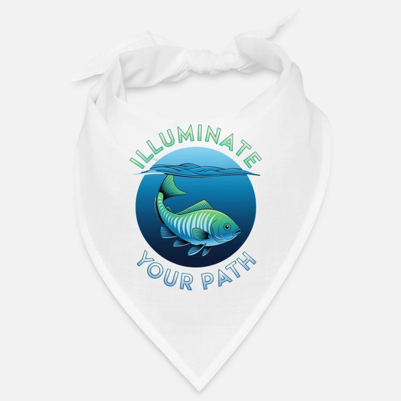 Illuminate Your Path Fish Design Bandana