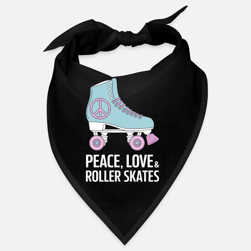 Peace Love Rollers Design Bandana