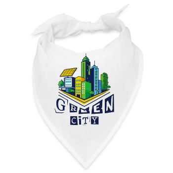 Green Citys - Bandana - Weiß - Vorne