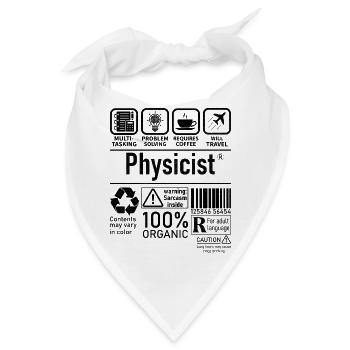 Physicist Specialist multi tasking problem solving - Bandana - Weiß - Vorne