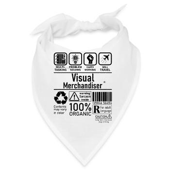 Visual Merchandiser multi tasking problem solving - Bandana - Weiß - Vorne