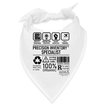 Precision Inventory Specialist multi tasking - Bandana - Weiß - Vorne