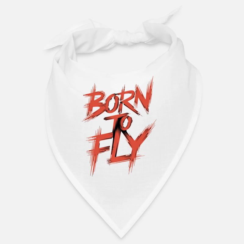 Conception graphique audacieuse « Born to Fly » Bandana