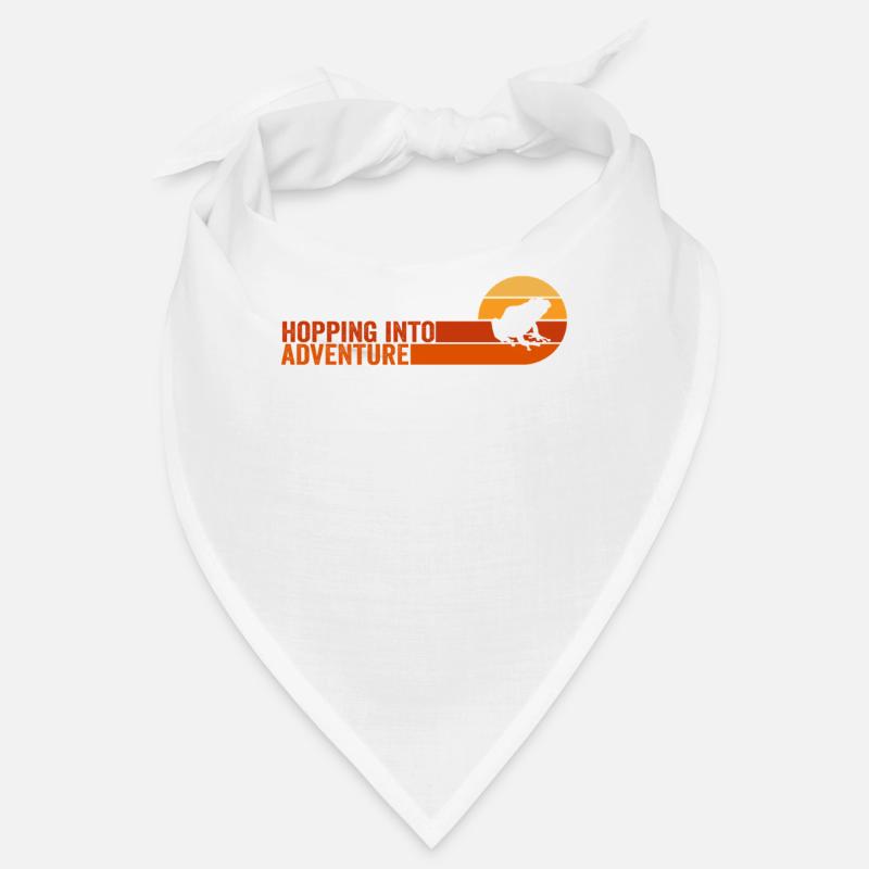 Hopping Into Adventure Frogs Nature Joy Bandana