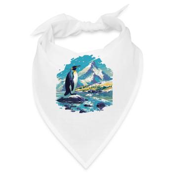 Pinguine Pinguin - Bandana - Weiß - Vorne