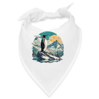 Pinguine Pinguin - Bandana - Weiß - Vorne