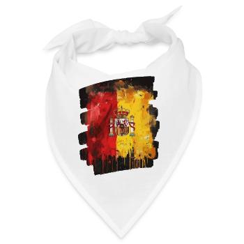 Spanische Flagge Spanien - Bandana - Weiß - Vorne