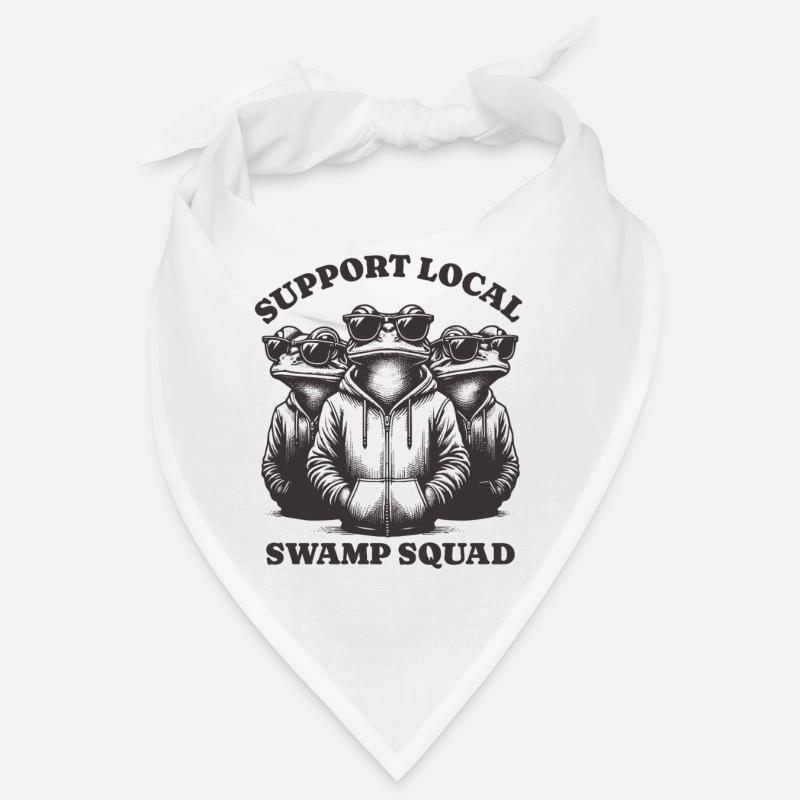 frog Lovers - Support Local swamp squad Bandana