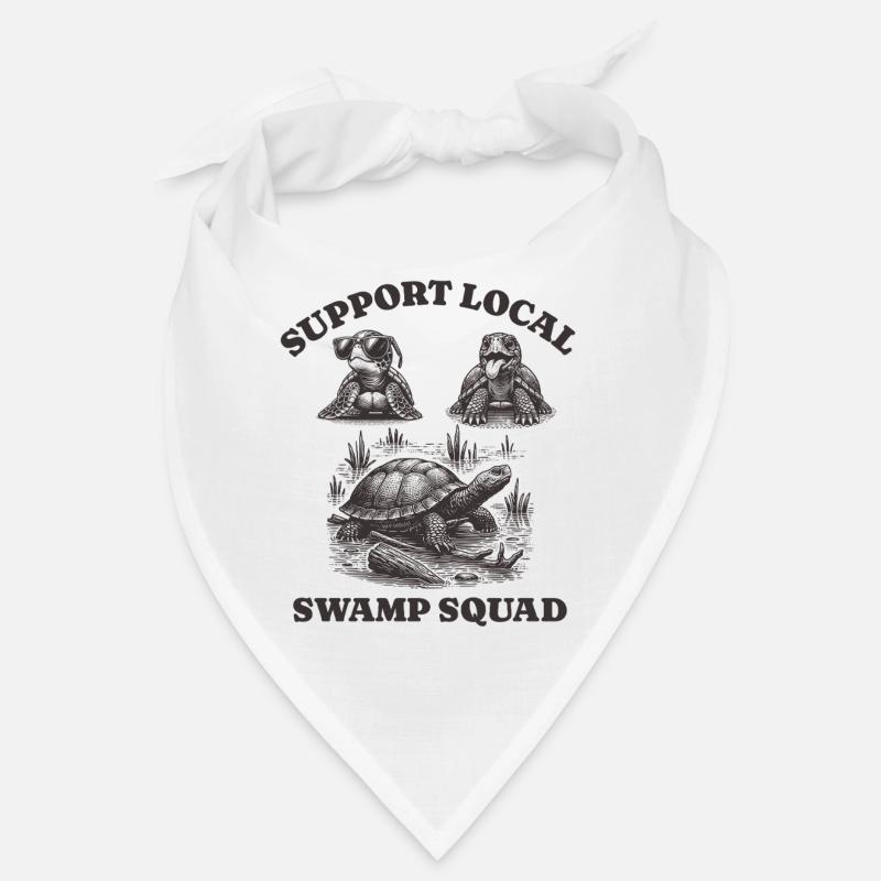 turtle Lovers - Support Local swamp squad Bandana