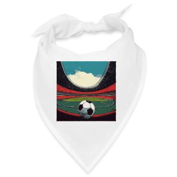 Stadion-Fußballfür Mannschaften und Vereine - Bandana - Weiß - Vorne