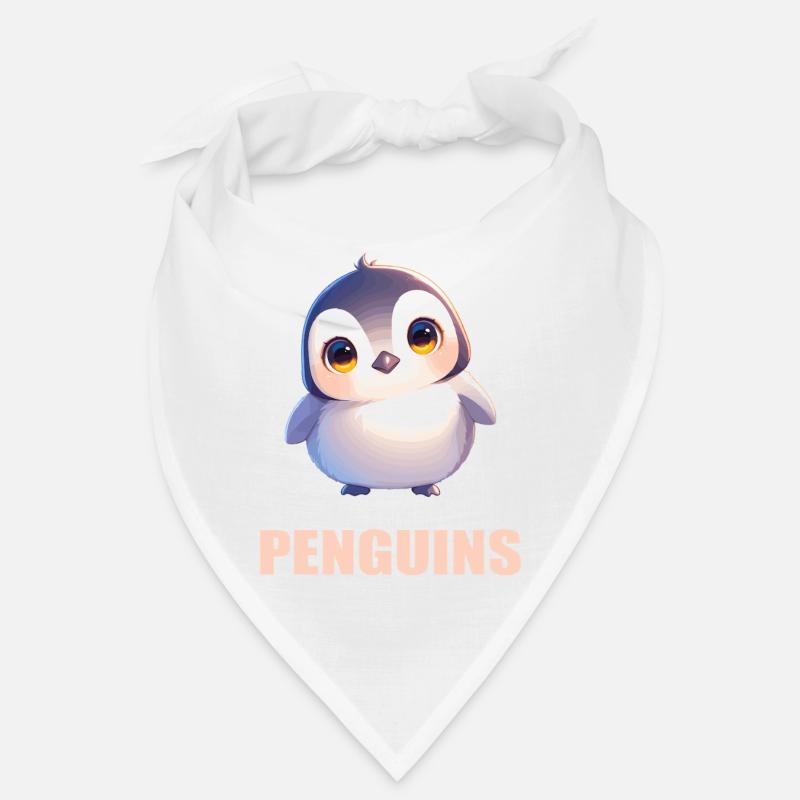 Pinguine Pinguin - Bandana - Weiß