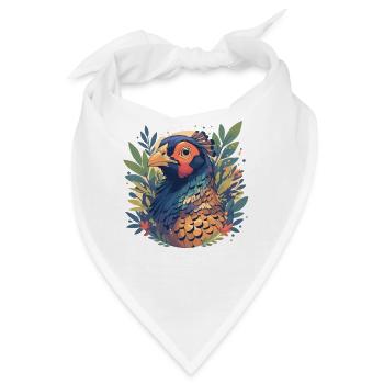 Fasane Fasan - Bandana - Weiß - Vorne