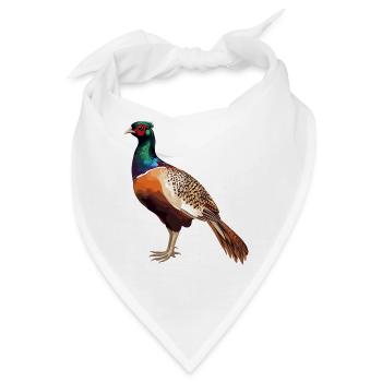 Fasane Fasan - Bandana - Weiß - Vorne