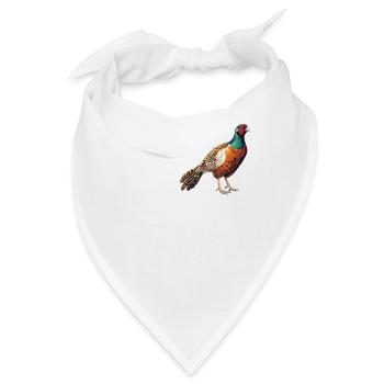 Fasane Fasan - Bandana - Weiß - Vorne