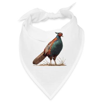 Fasane Fasan - Bandana - Weiß - Vorne