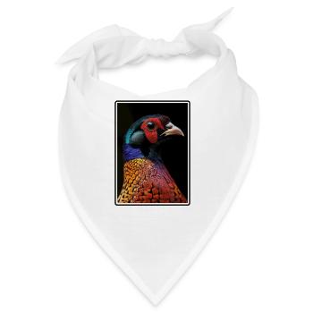 Fasane Fasan - Bandana - Weiß - Vorne