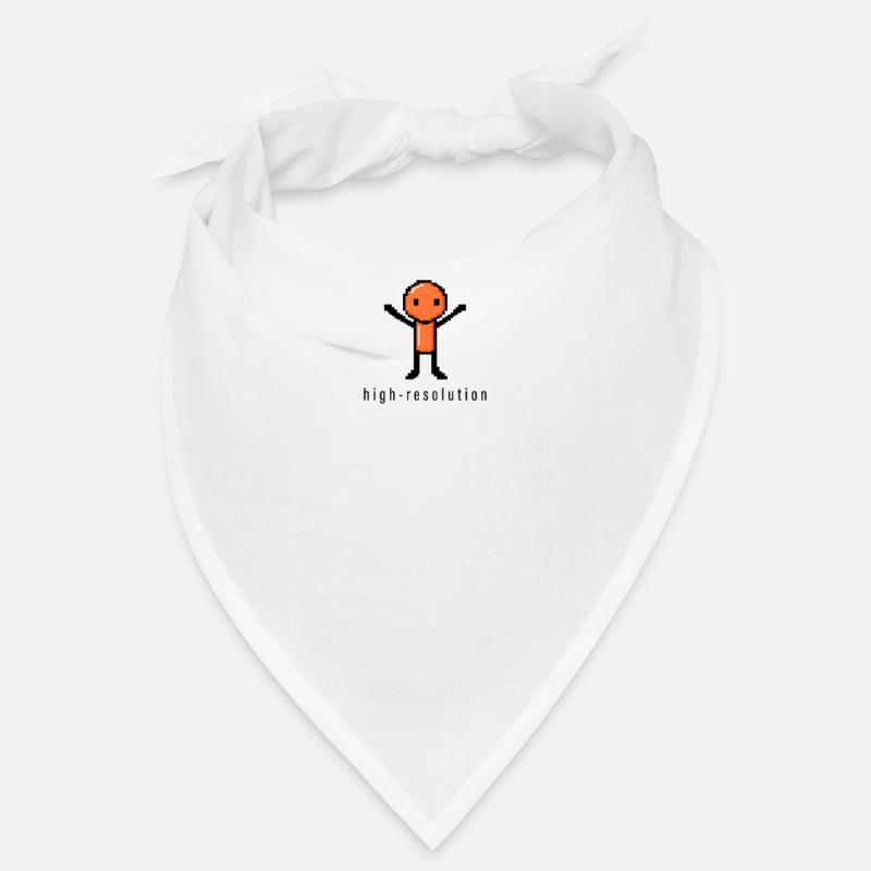 Pixel Stick Figure Funny Graphic Humor Gift Bandana
