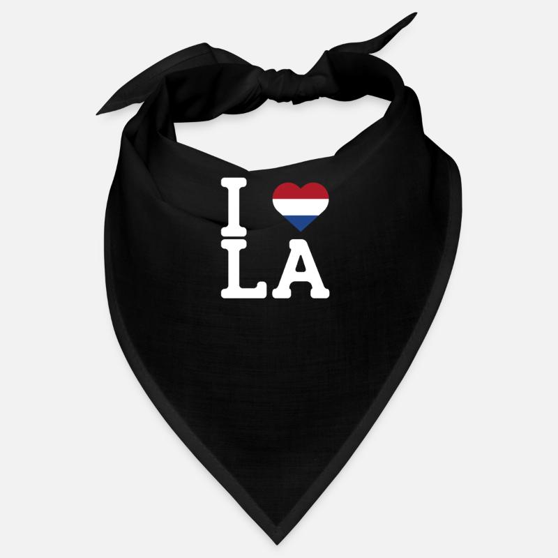 J’aime LA Cool Wrong Flag Pays-Bas Lover États-Unis Bandana