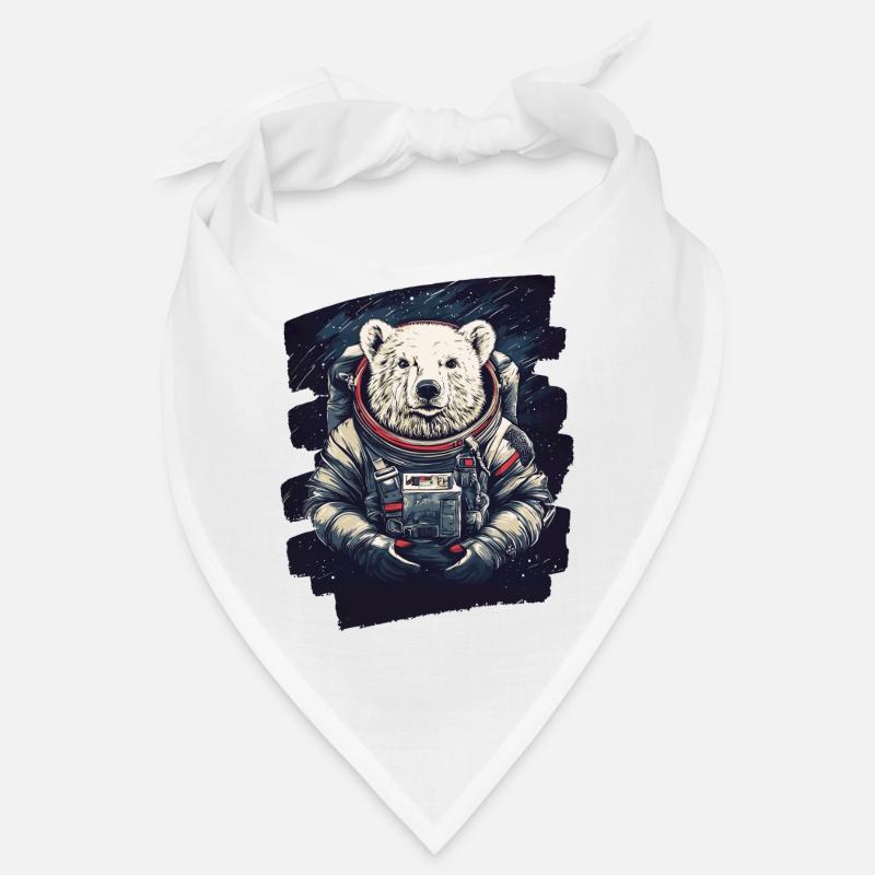 Polar Bear Astronaut Bandana