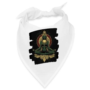 Yoga Namaste Meditation - Bandana - Weiß - Vorne