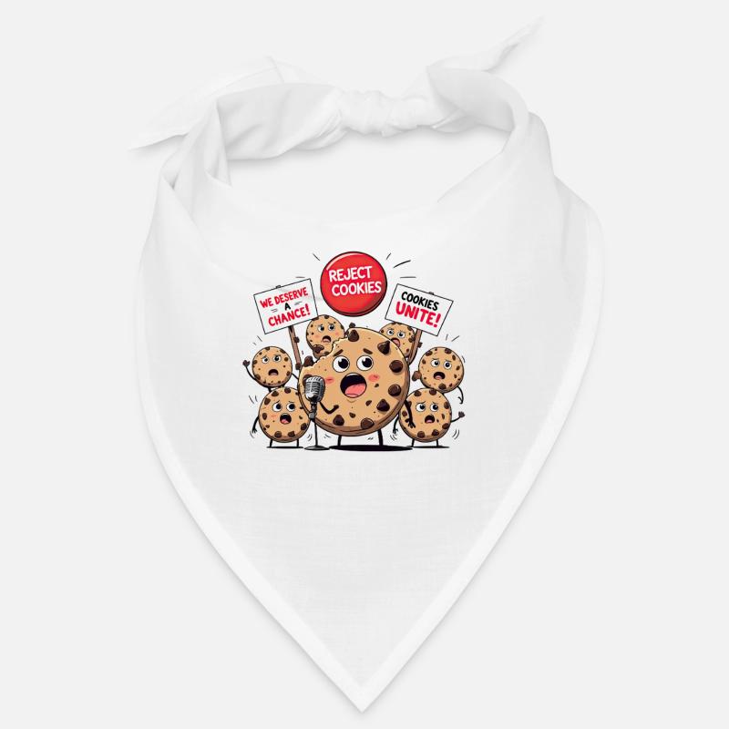 Cookie Rebellion - Conception amusante de protestation de biscuits Bandana