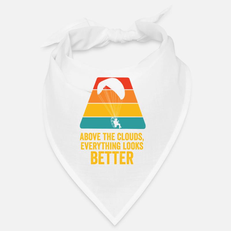 Au-dessus des nuages Passionné de paramoteur Bandana