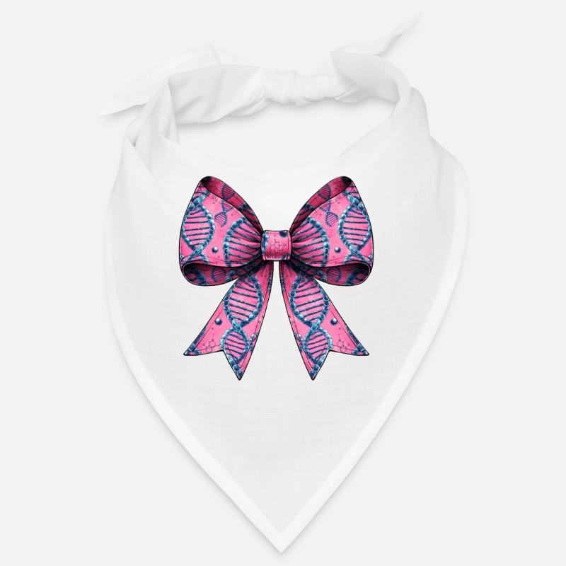Coquette Bow Genealogy DNA Pattern Bandana