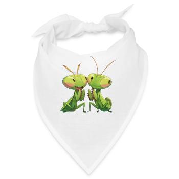 Gottesanbeterinnenen Gottesanbeterin - Bandana - Weiß - Vorne