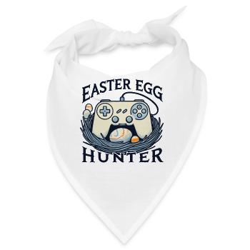 Easter Egg Jäger Gaming Controller Kunst - Bandana - Weiß - Vorne